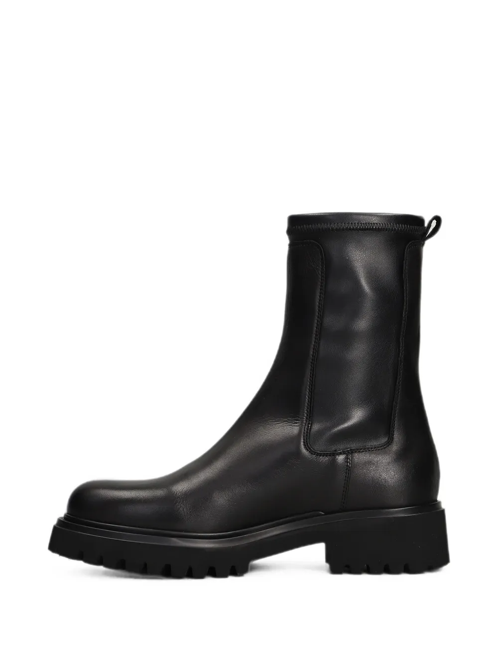 Julie Dee lug-sole chelsea boots Zwart
