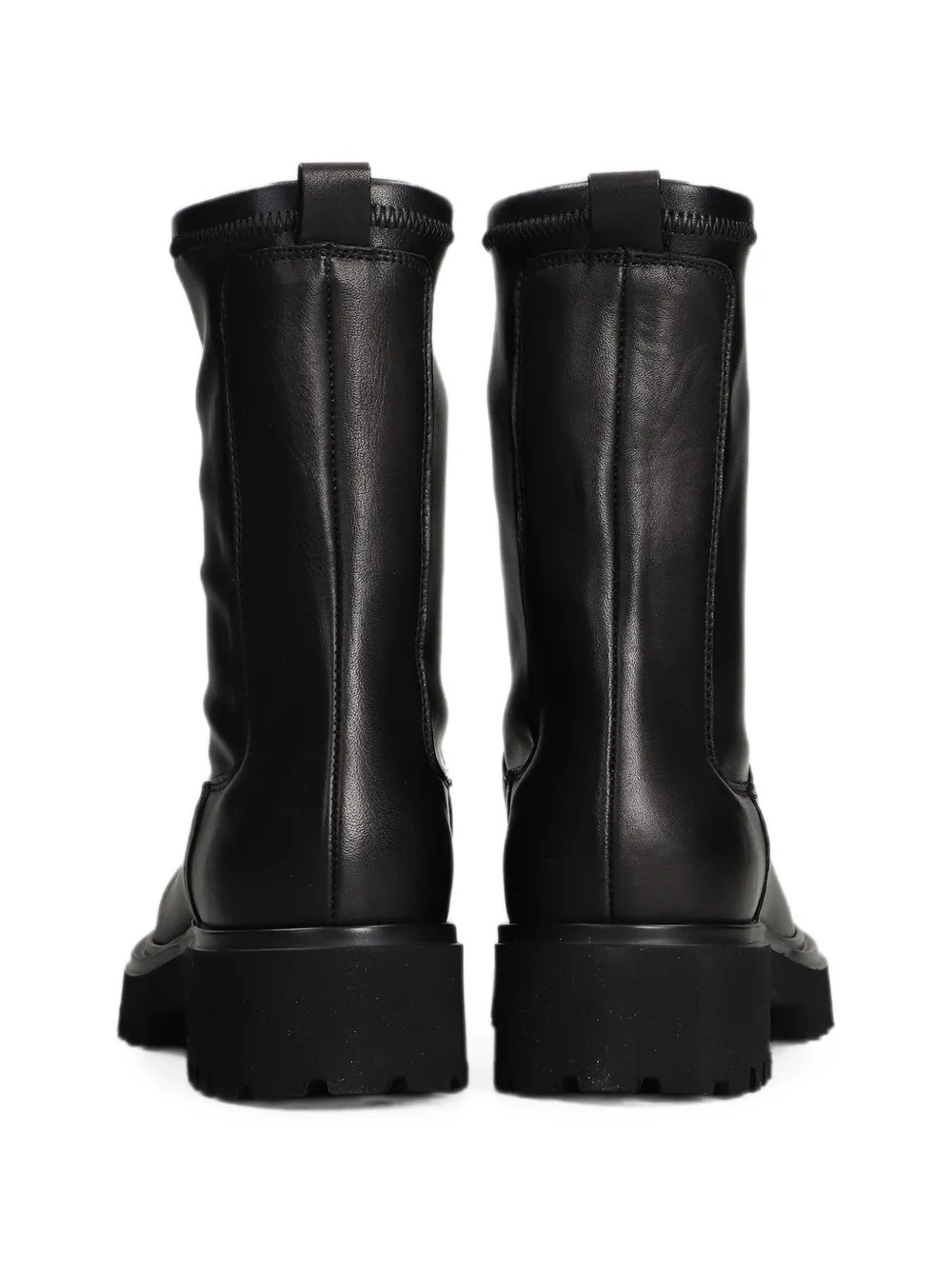 Julie Dee lug-sole chelsea boots Zwart