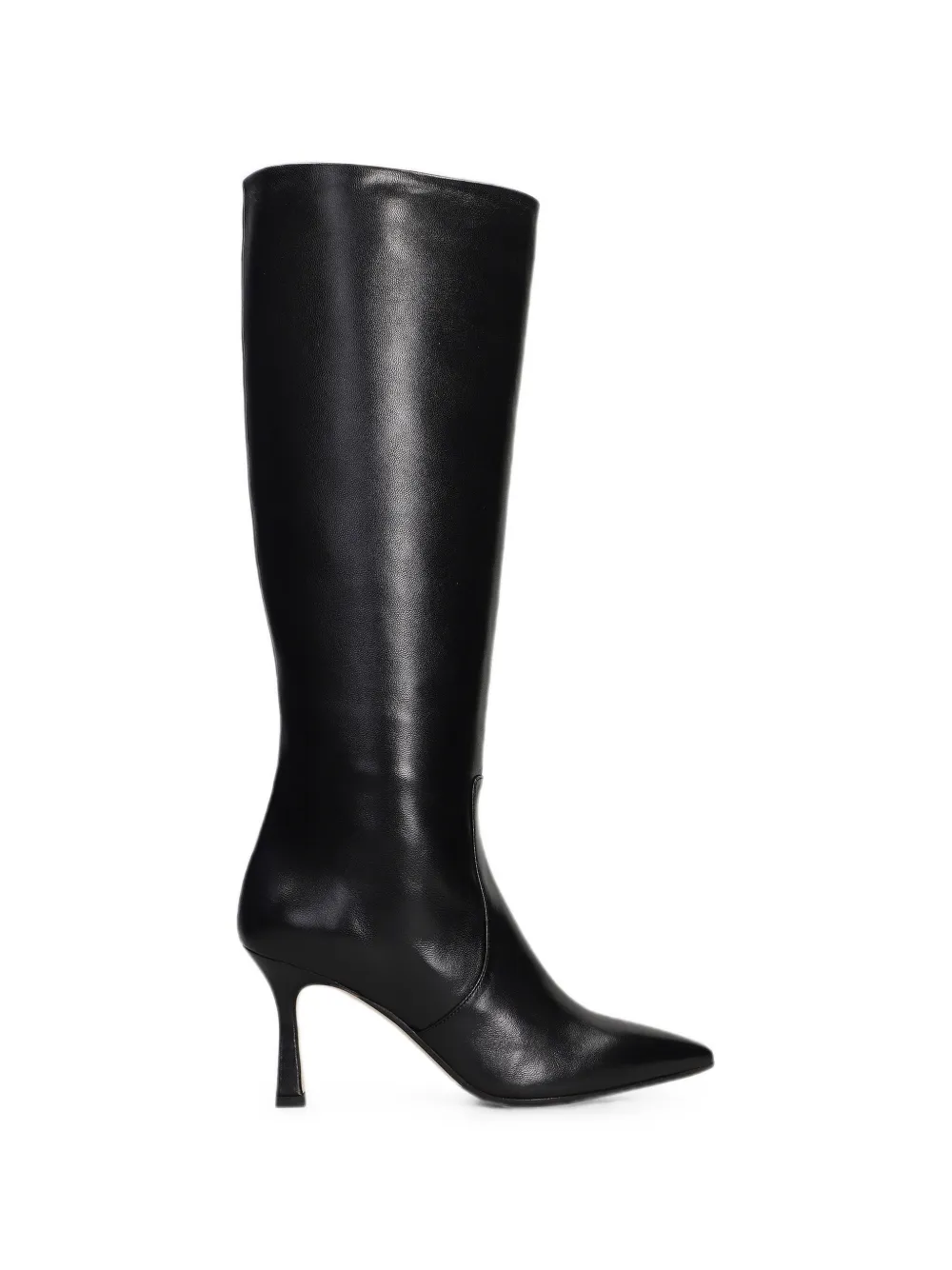 The Seller pointed-toe leather boots Zwart