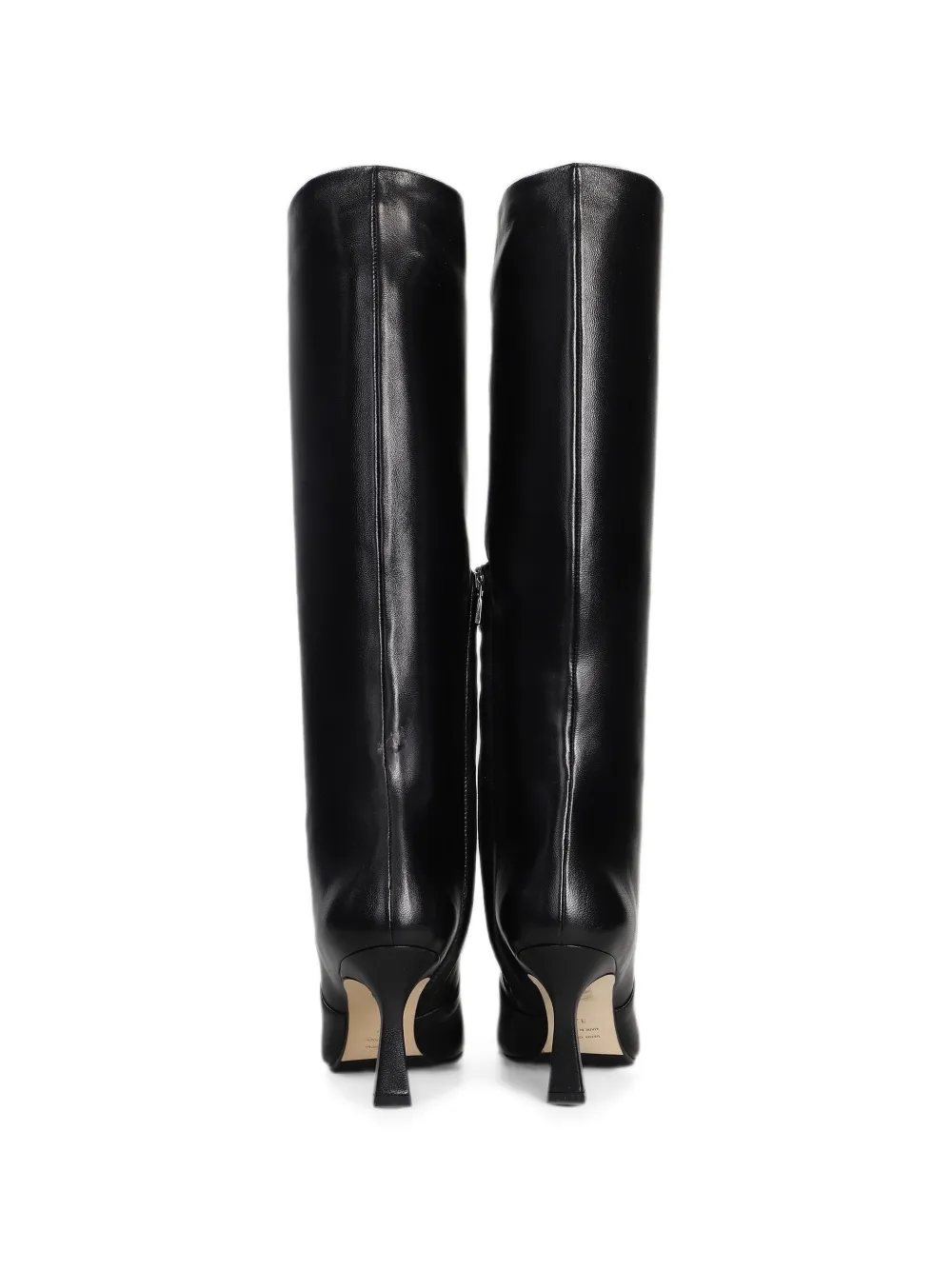 The Seller pointed-toe leather boots Zwart