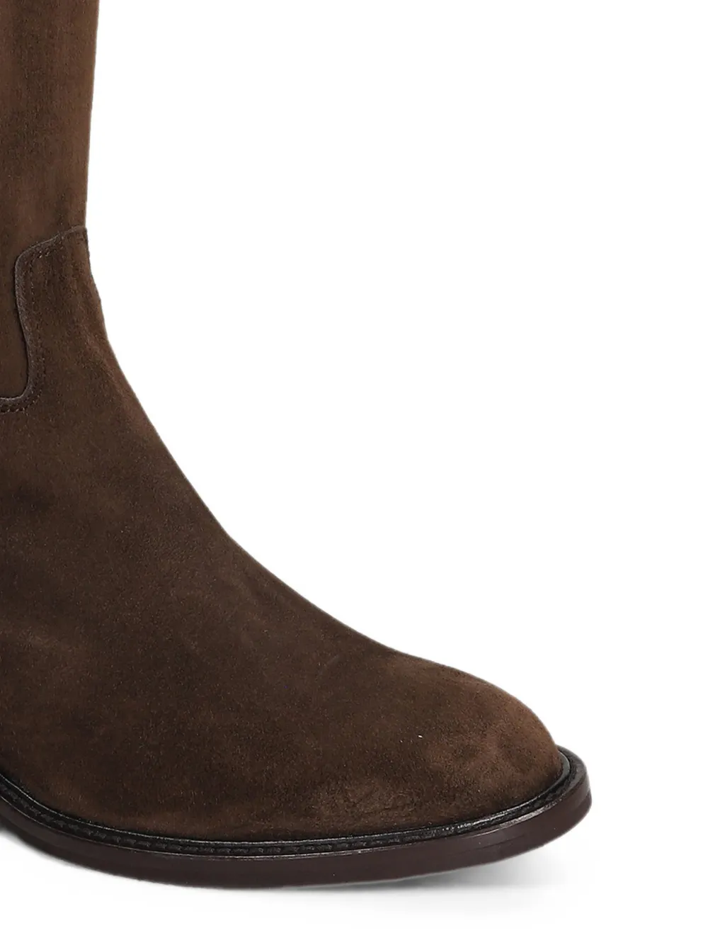 Julie Dee rear-zip knee-high boots Bruin