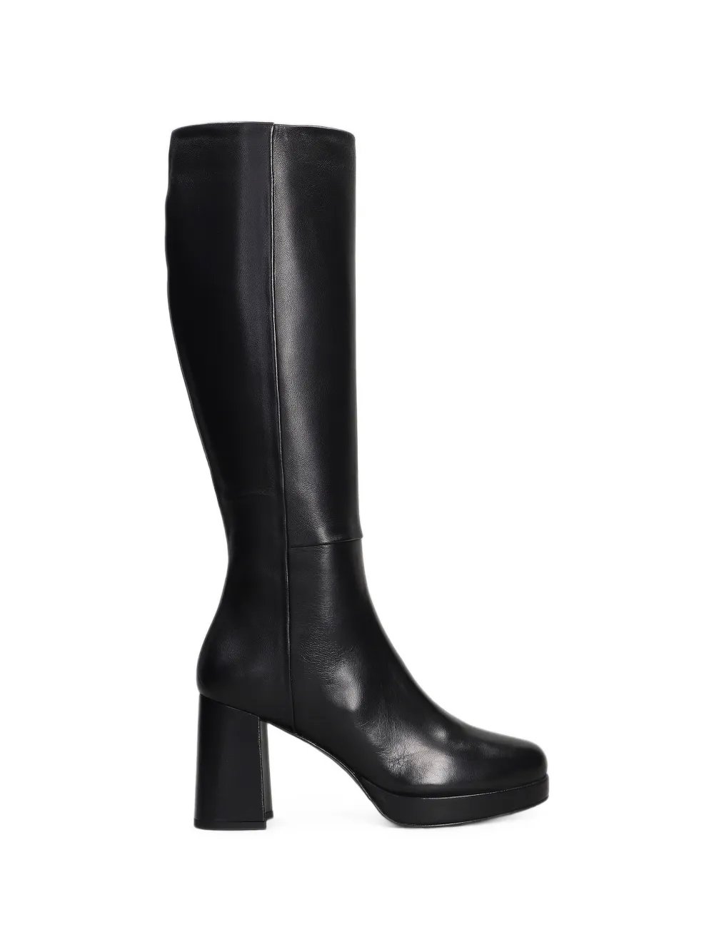The Seller platform knee-high boots Zwart