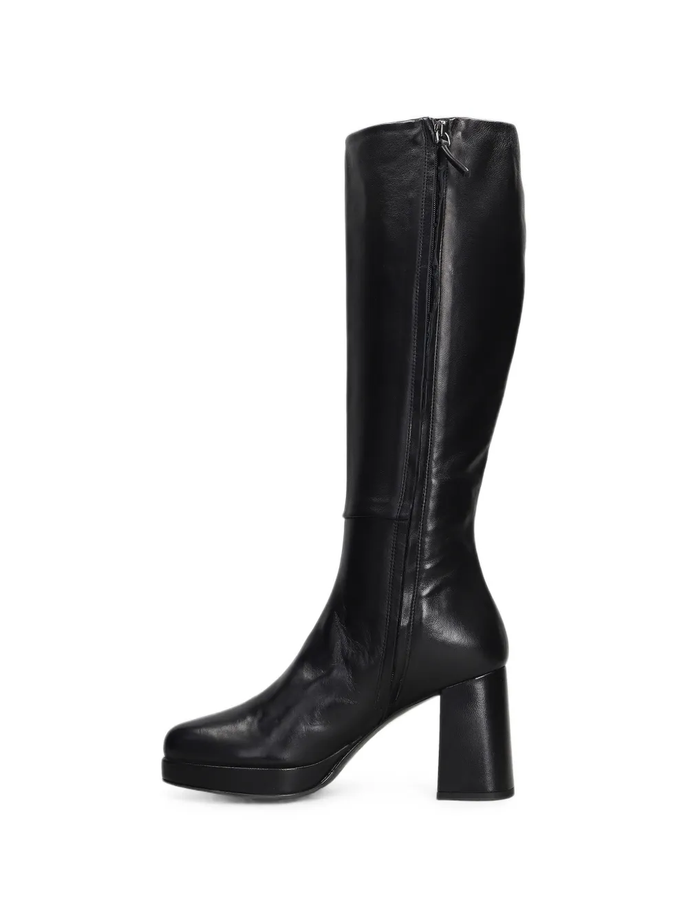 The Seller platform knee-high boots Zwart
