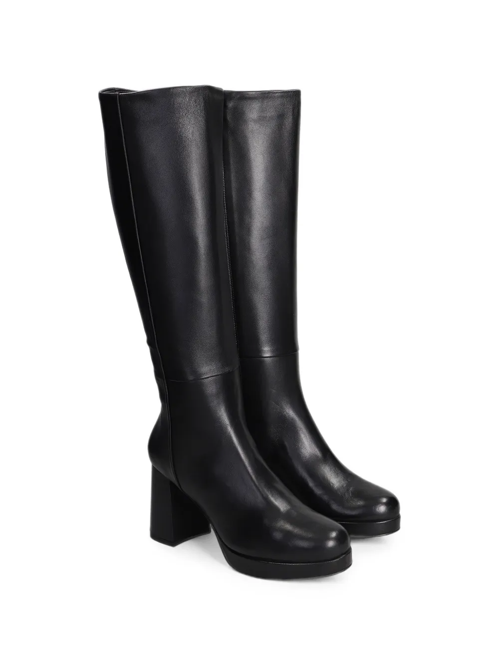 The Seller platform knee-high boots Zwart