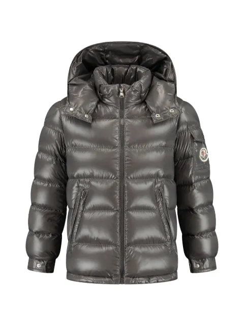 Moncler Enfant quilted hooded jacket