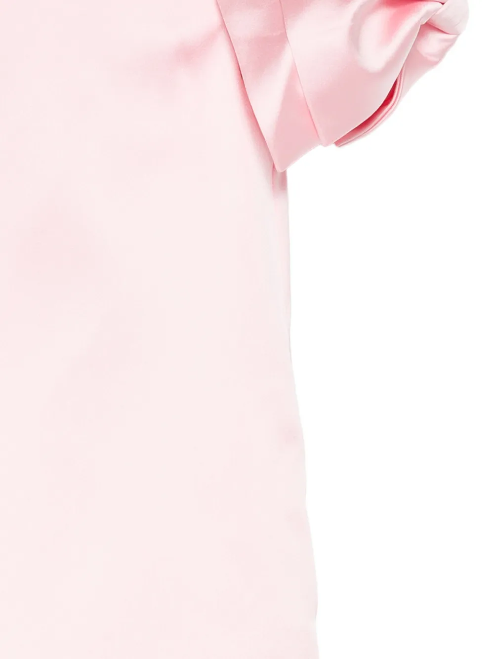 Self-Portrait Kids Jurk met satijnen afwerking en pofmouwen Roze
