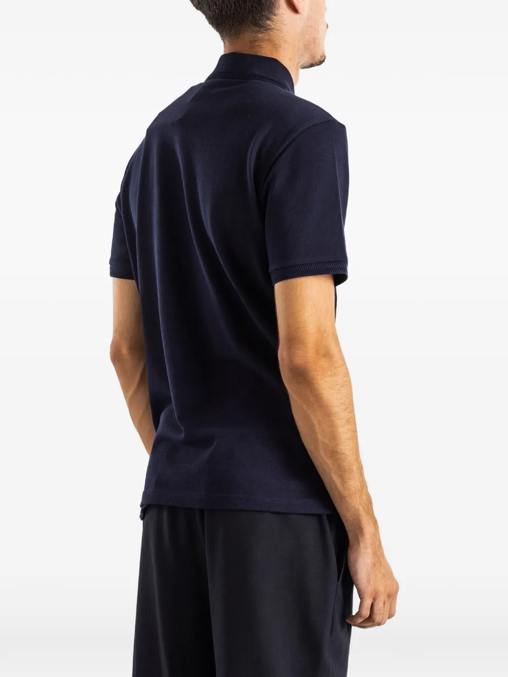 Moncler Poloshirt met logopatch Blauw