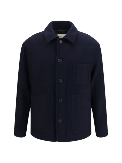 BROOKSFIELD button-up patch-pocket sweater