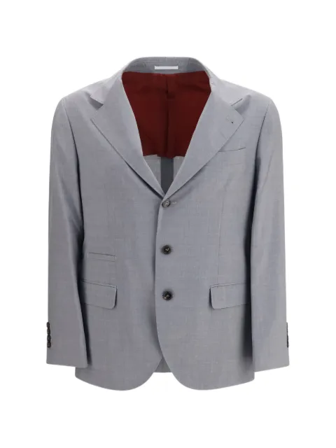 Brunello Cucinelli single-breasted notched-lapel blazer