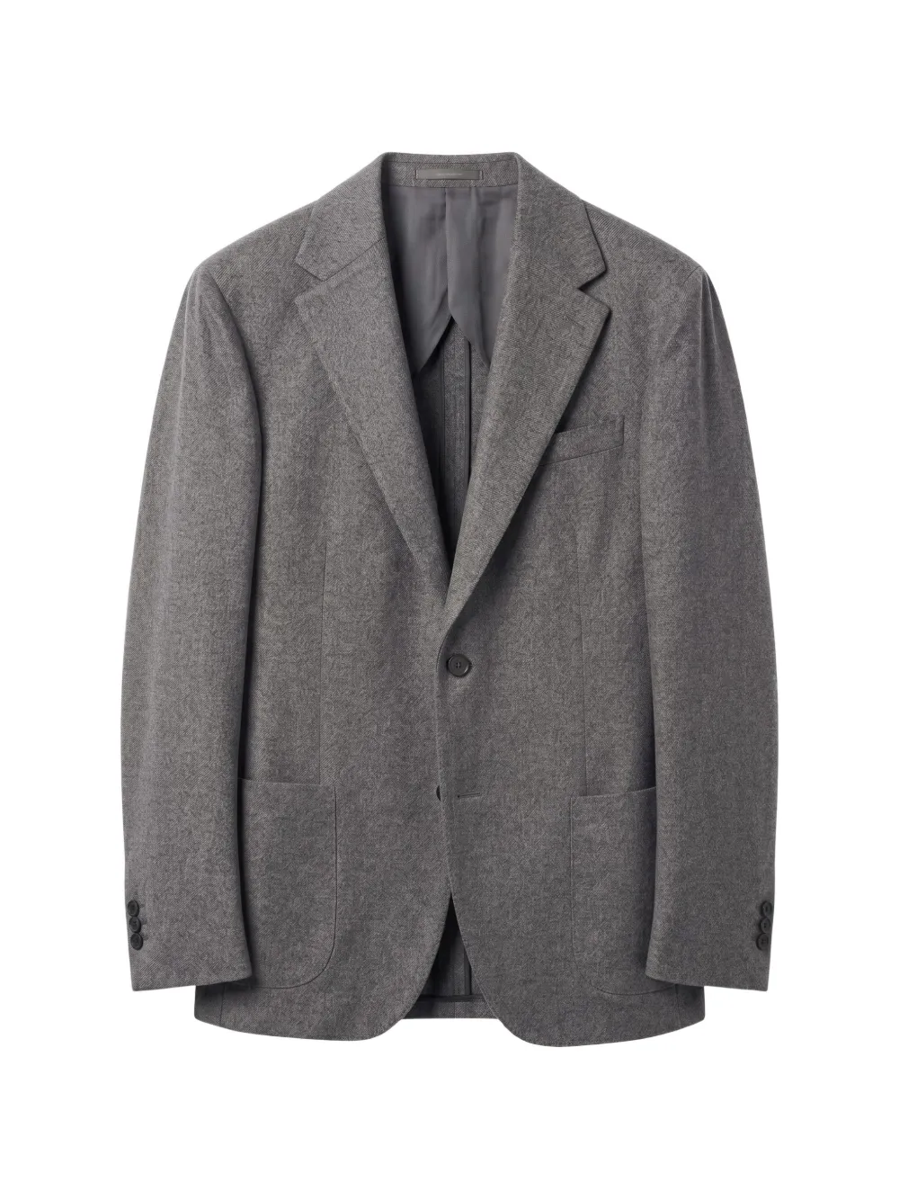 Lardini single-breasted wool blazer Grijs