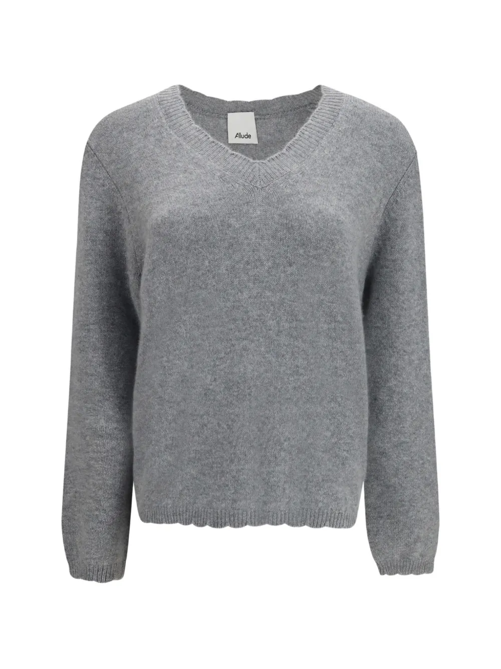 Allude Jil Sander V-neck oversized sweater - Grau