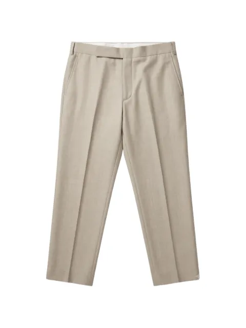 Lardini pressed-crease tailored trousers