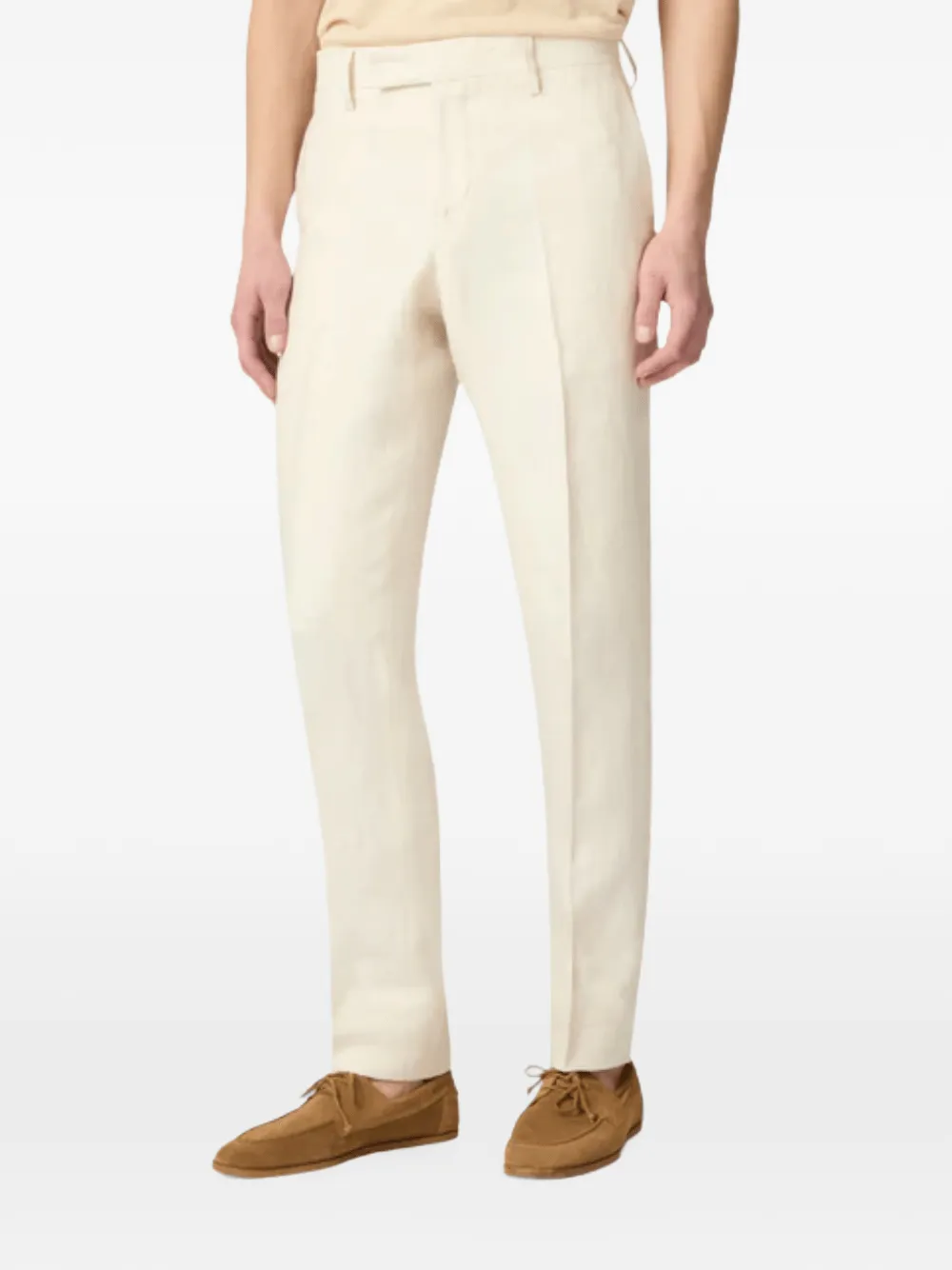Lardini straight-leg tailored trousers Beige