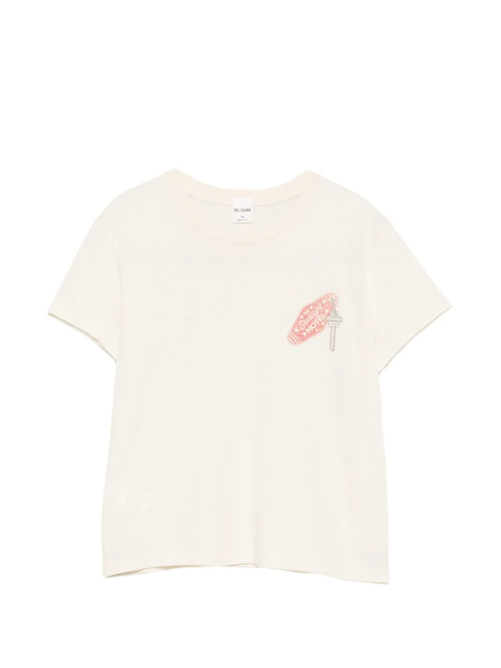RE/DONE graphic-print short-sleeve T-shirt - Toni neutri