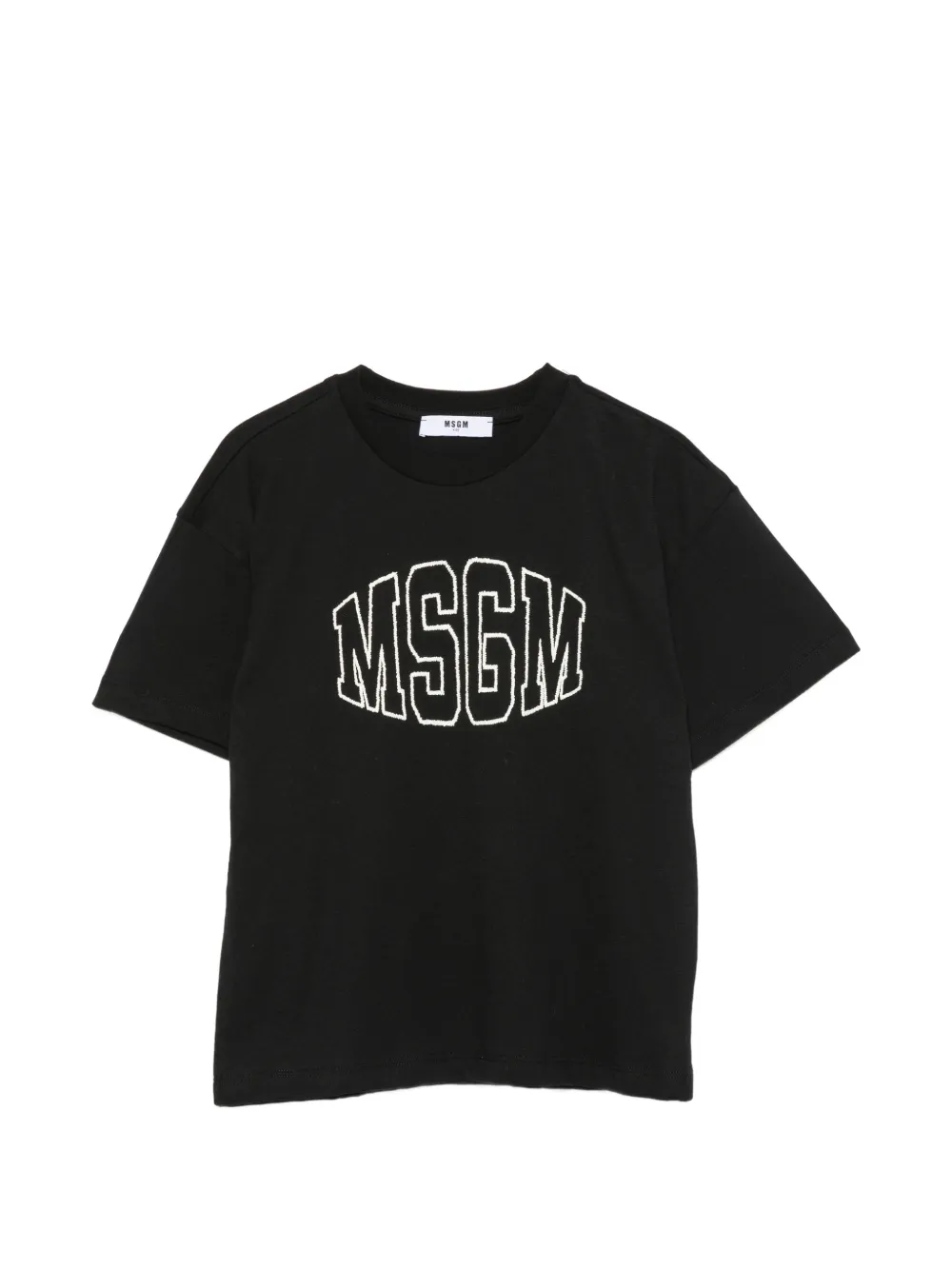 MSGM Kids logo-print T-shirt - Nero
