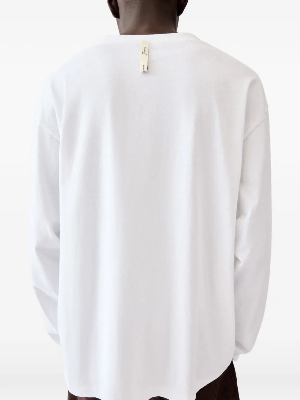 Jacquemus T-shirt met logoprint Wit