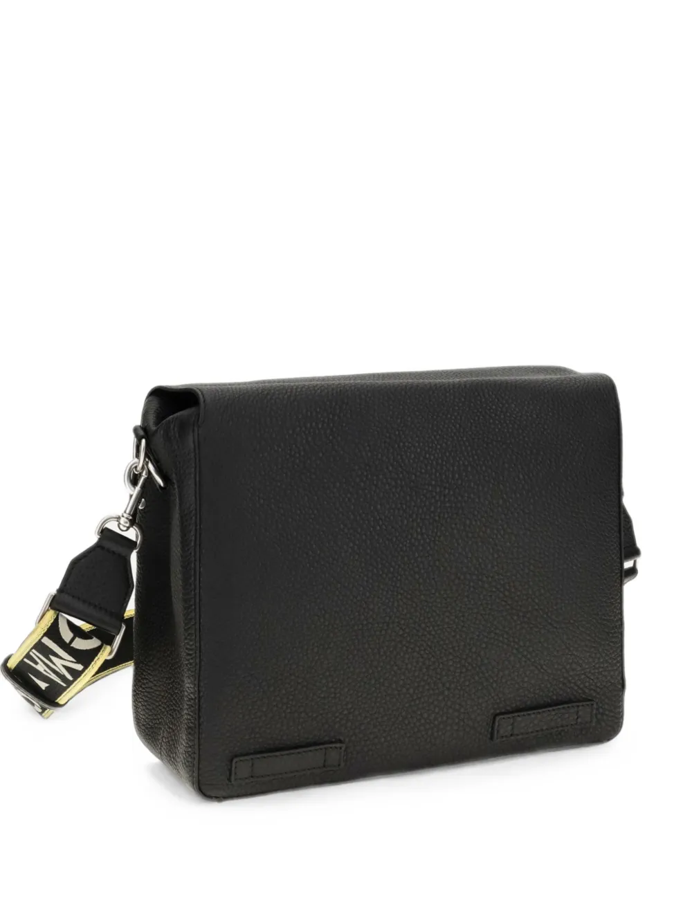FENDI Fendi Flow medium black Cuoio Romano leather bag - Schwarz