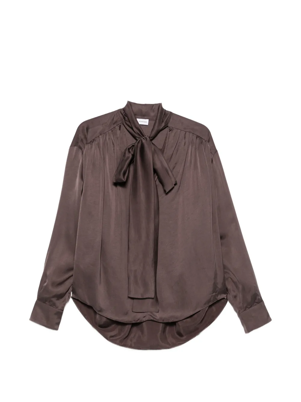 THE ANDAMANE Mathilda gathered blouse - Braun