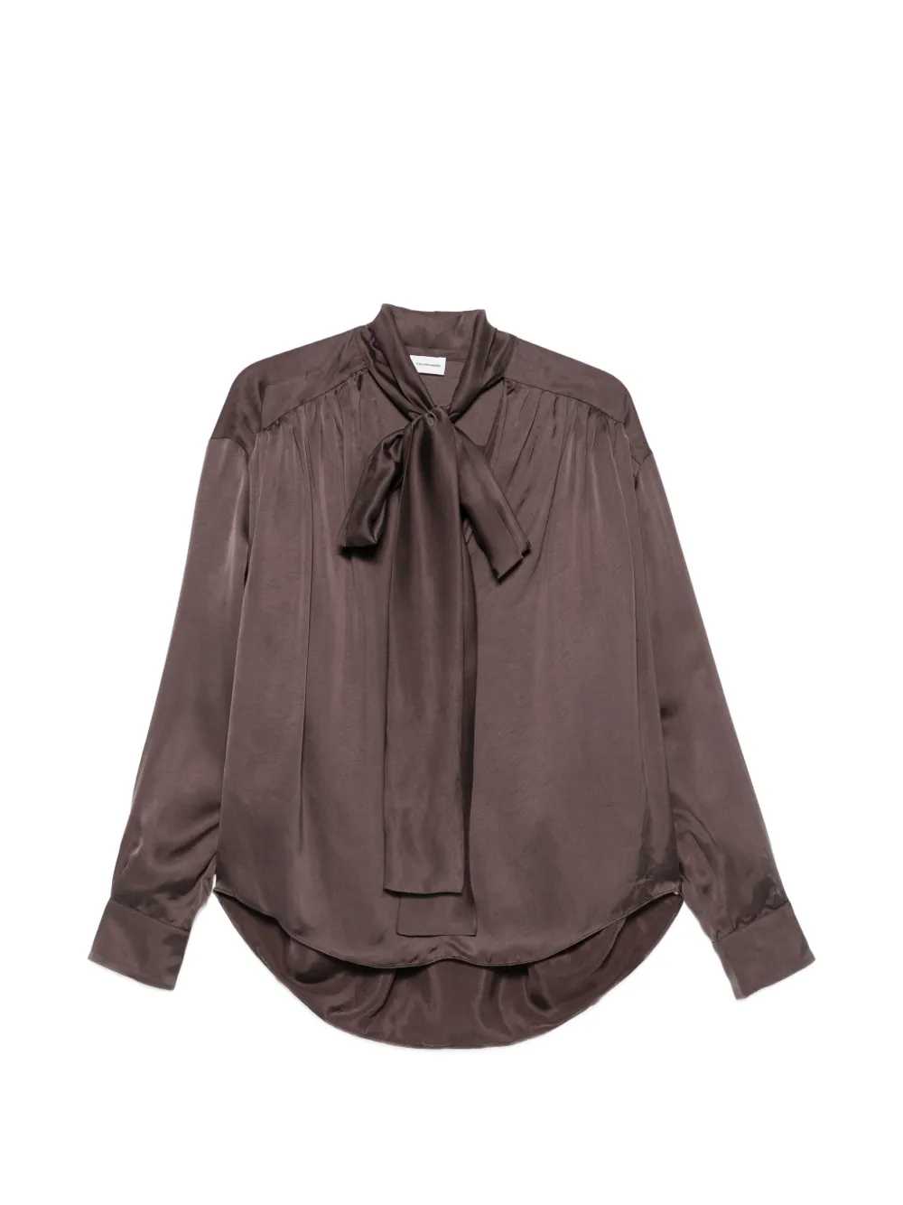 THE ANDAMANE Mathilda gathered blouse - Marrone