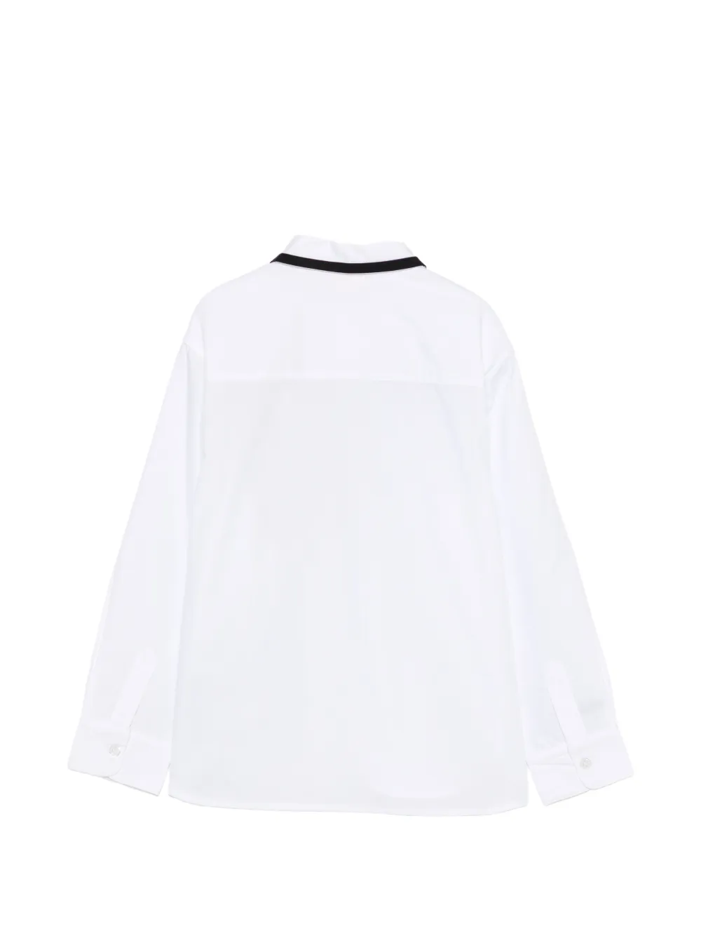 Off-White Kids Shirt met gesmockt detail en logoprint Wit