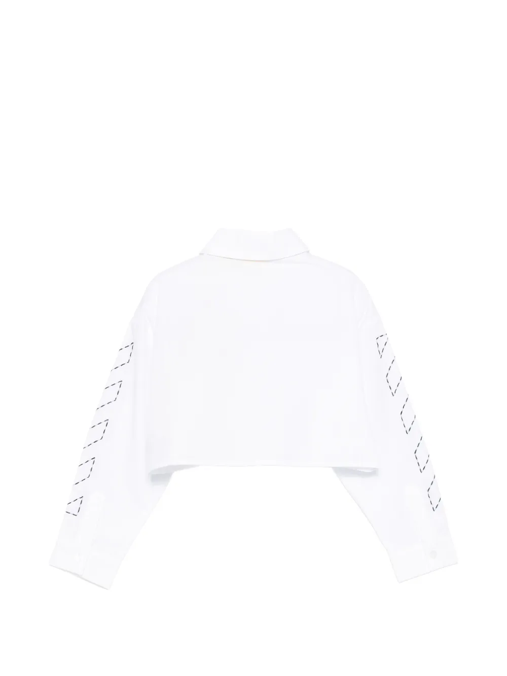Off-White Kids Shirt met geborduurd logo Wit