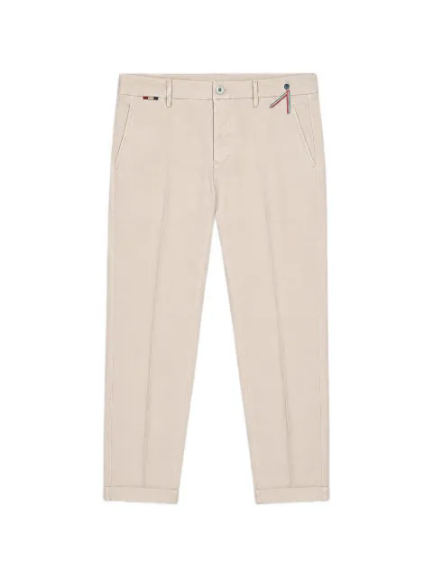 Mason's pressed-crease turned-up trousers