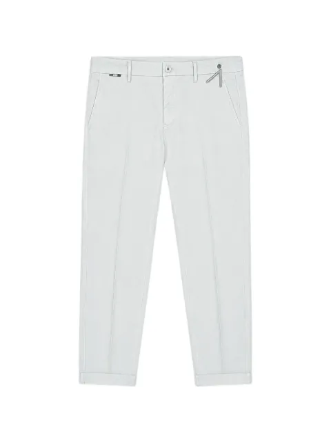 Mason's pressed-crease turned-up trousers
