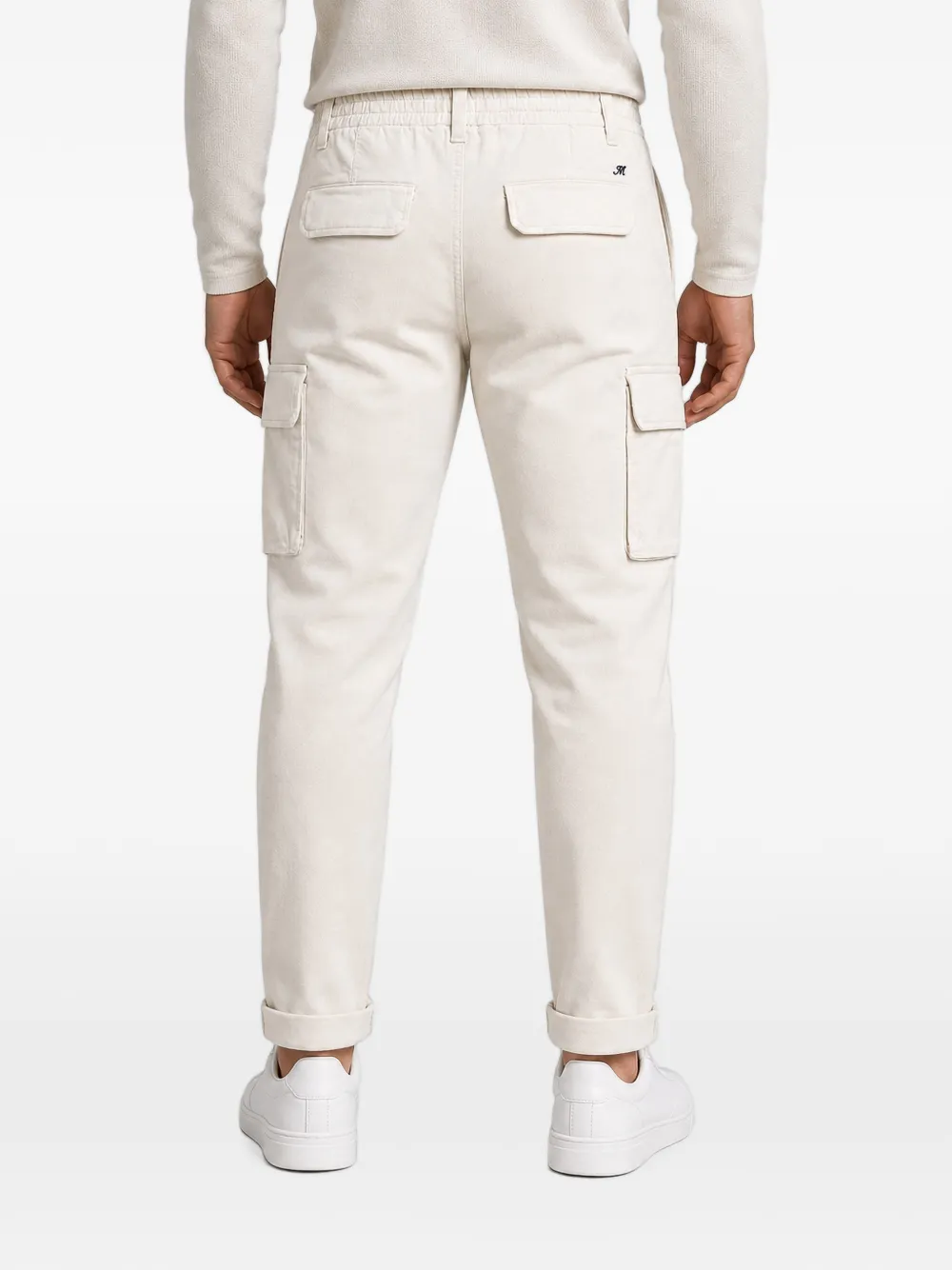 Mason's Chile cargobroek met trekkoordtaille Wit