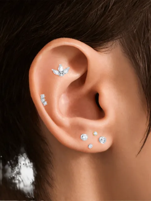 SABOTEUR Solitaire piercing stud