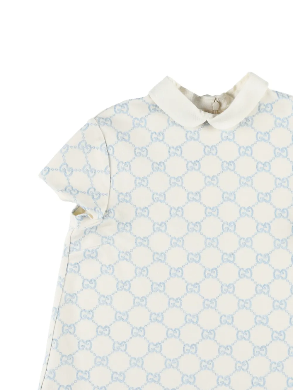 Gucci Kids Jurk met korte mouwen Beige