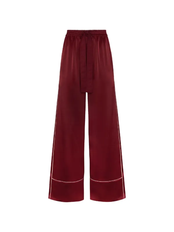 Roksanda Nael Piping-detail Trousers in Red