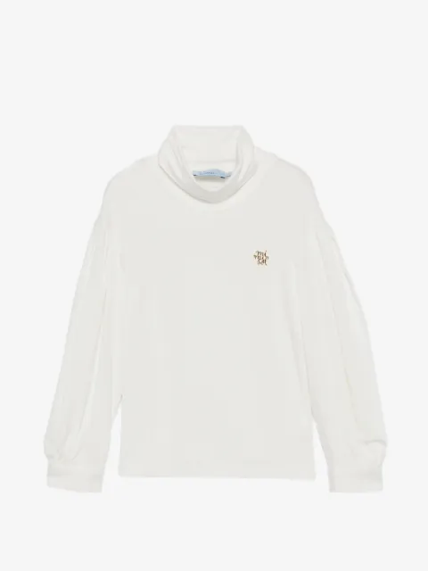 Mi Mi Sol logo-plaque roll-neck T-shirt