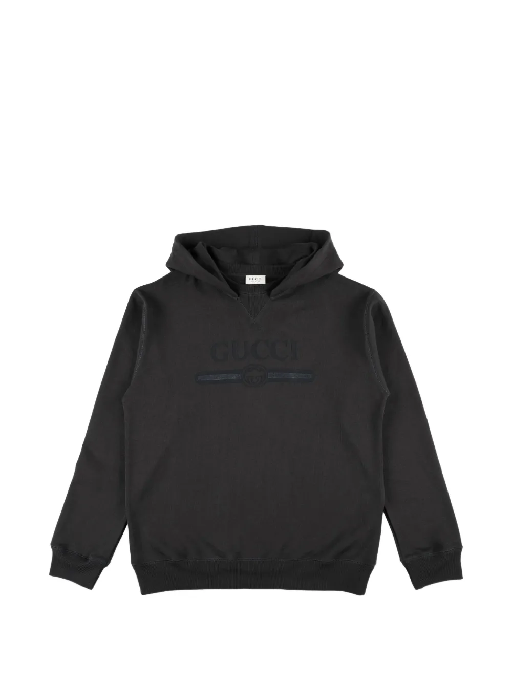 Gucci Kids logo-print hoodie - Grau