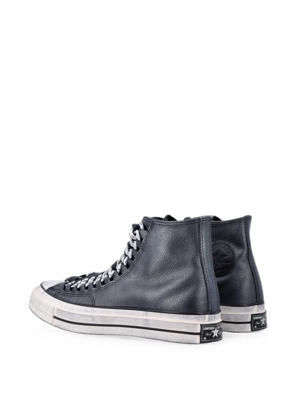 Converse Chuck 70 Industrial Glam chain-embellished high-top sneakers Zwart