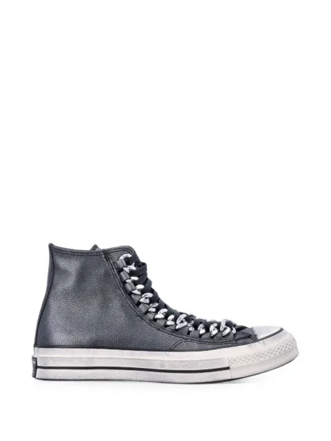 Converse Chuck 70 Industrial Glam chain-embellished high-top sneakers