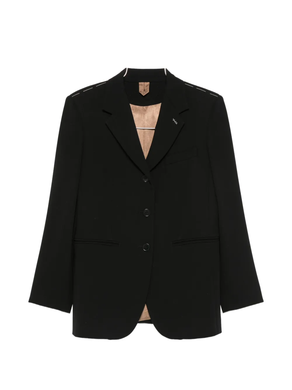Max Mara Lampada single-breasted blazer - Schwarz