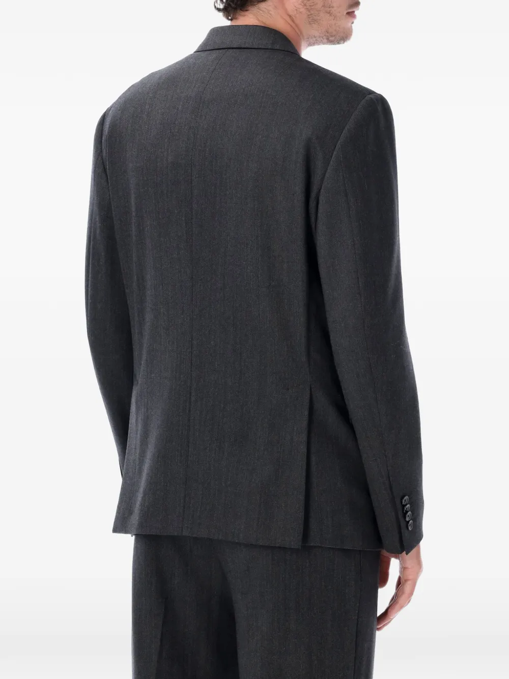 Lardini Blazer met puntige revers Grijs