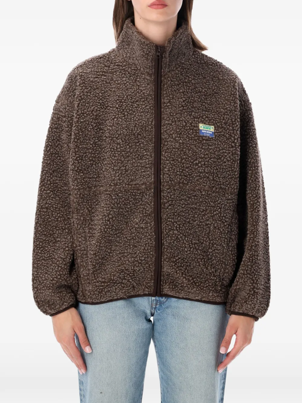 American Vintage Hoktown fleece zip-up jacket
