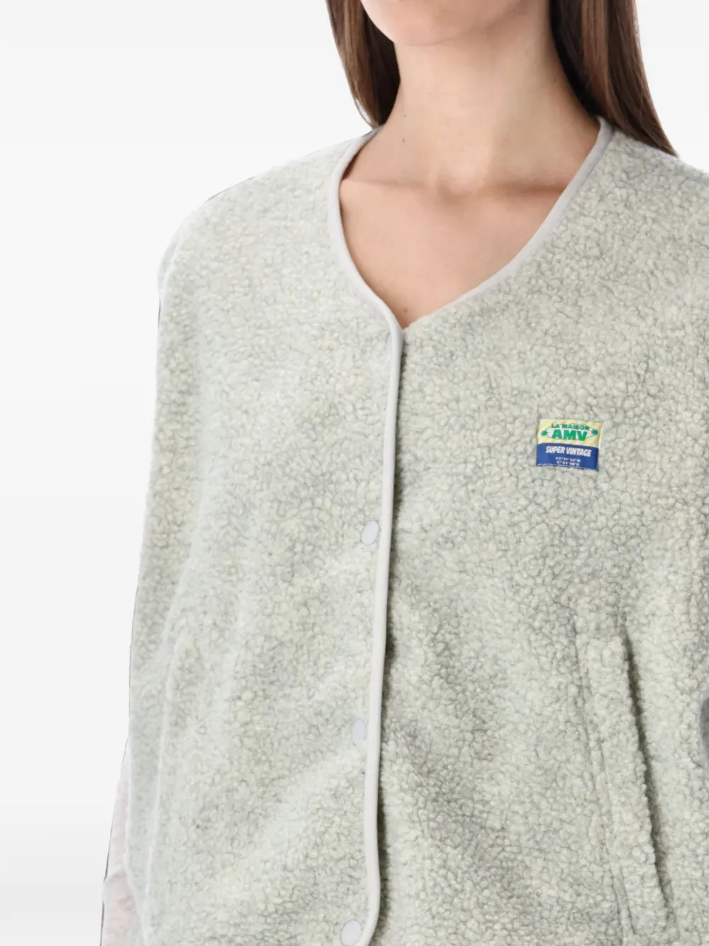 American Vintage Hoktown fleece top Grijs