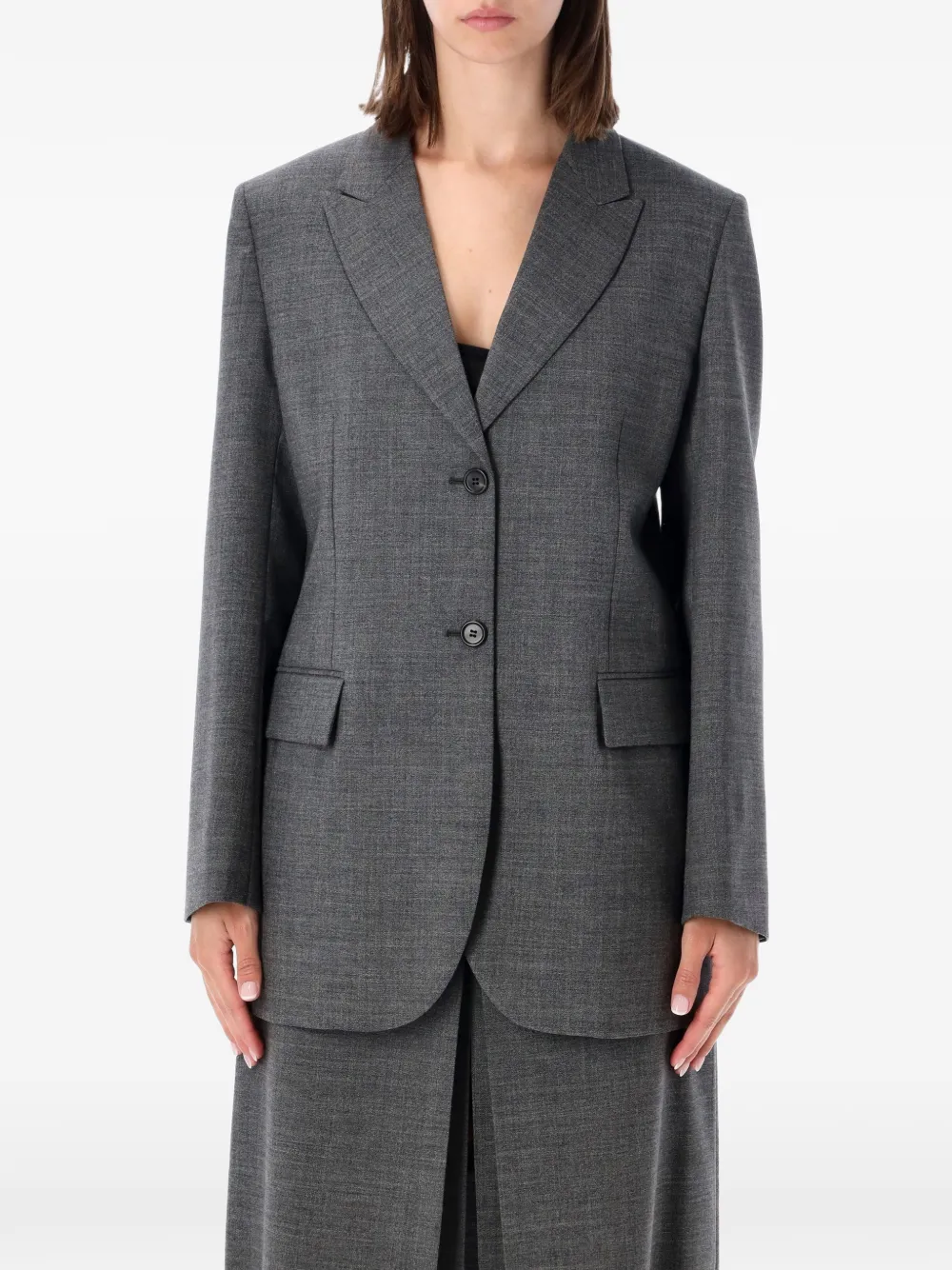 Prada single-breasted blazer - Grau