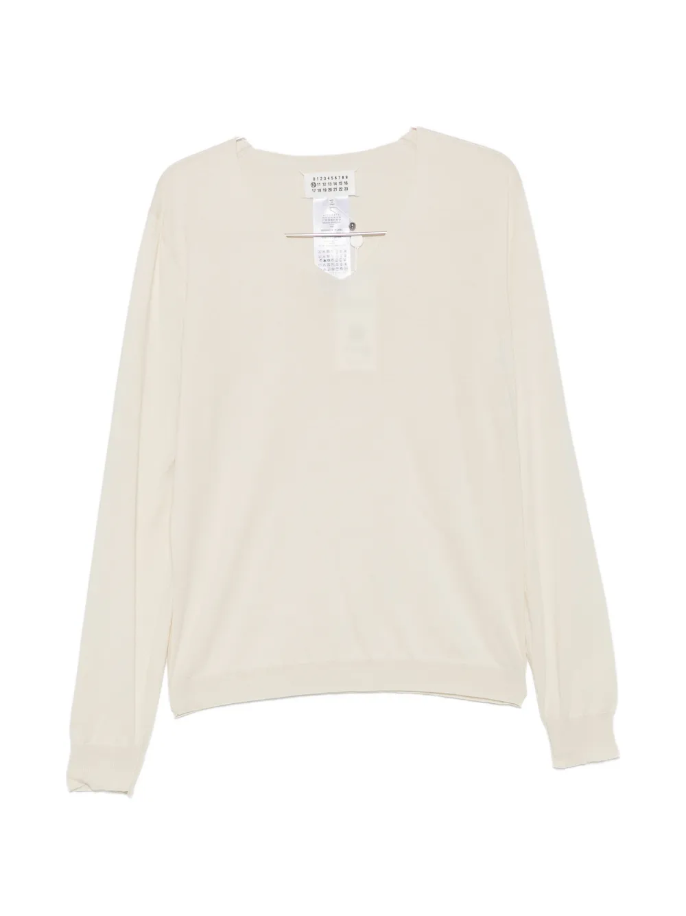 Maison Margiela V-neck sweater - Nude