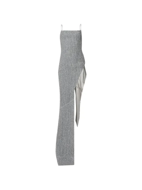 Burc Akyol Mila metallic-effect gown