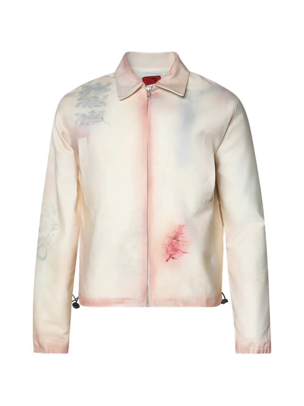 LA MASKARADE Skin canvas jacket - Nude
