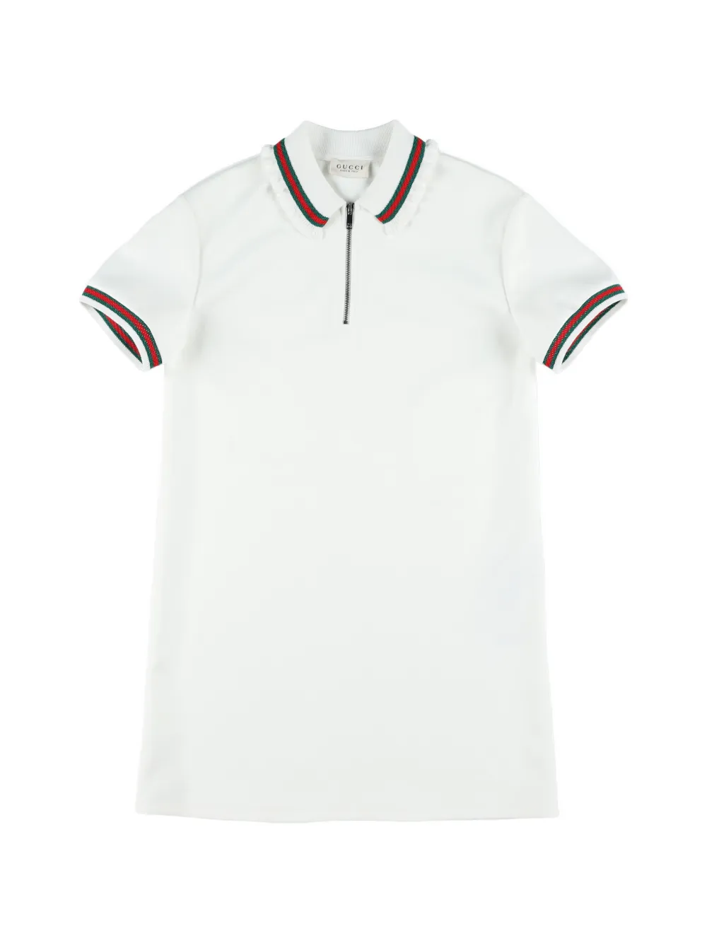 Gucci Kids Jurk met polokraag Wit