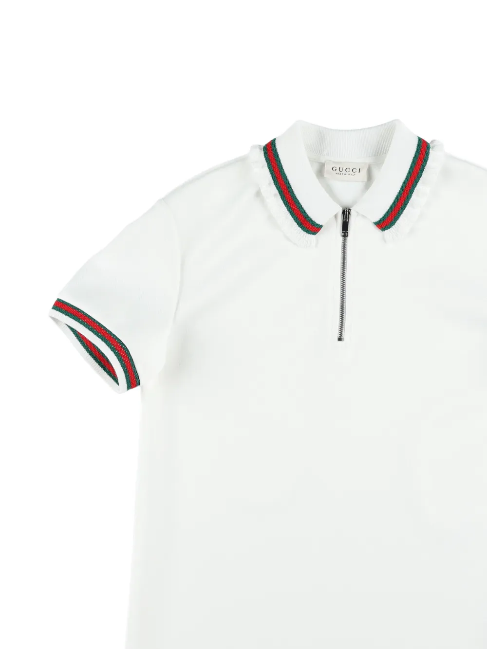 Gucci Kids Jurk met polokraag Wit