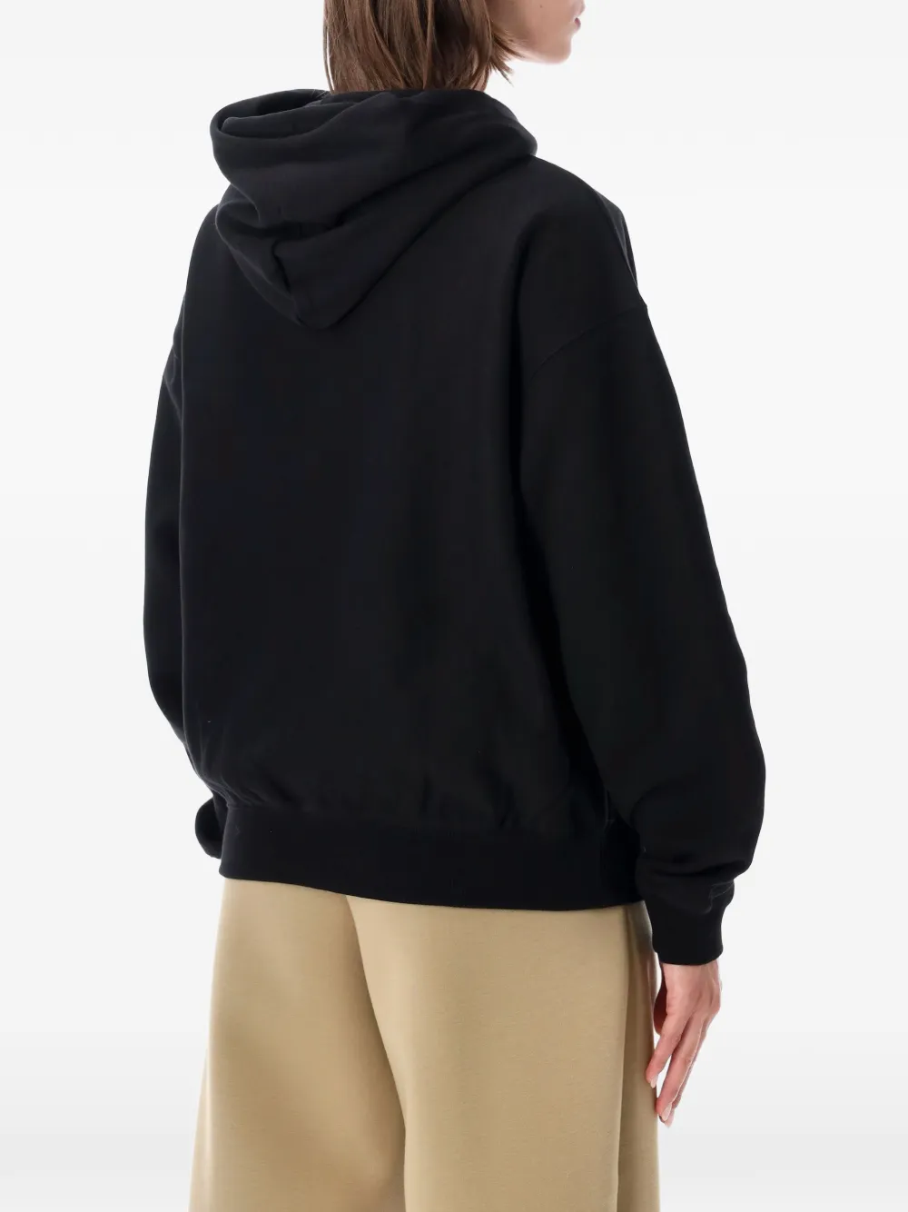 Nike Hoodie met geborduurd logo Zwart
