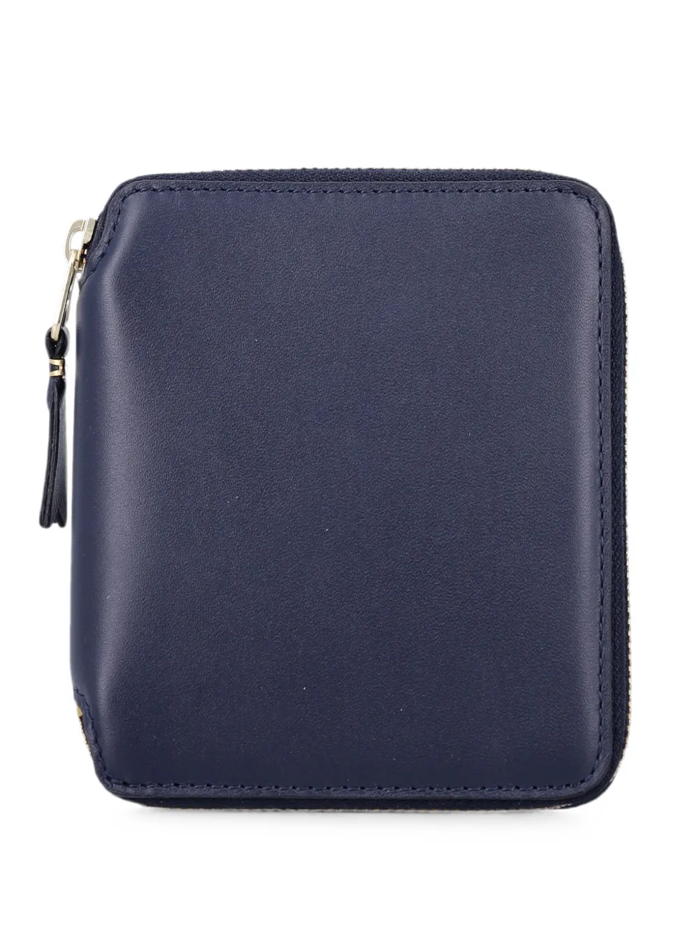 Comme Des Garçons Wallet Portafoglio in pelle con zip - Blu