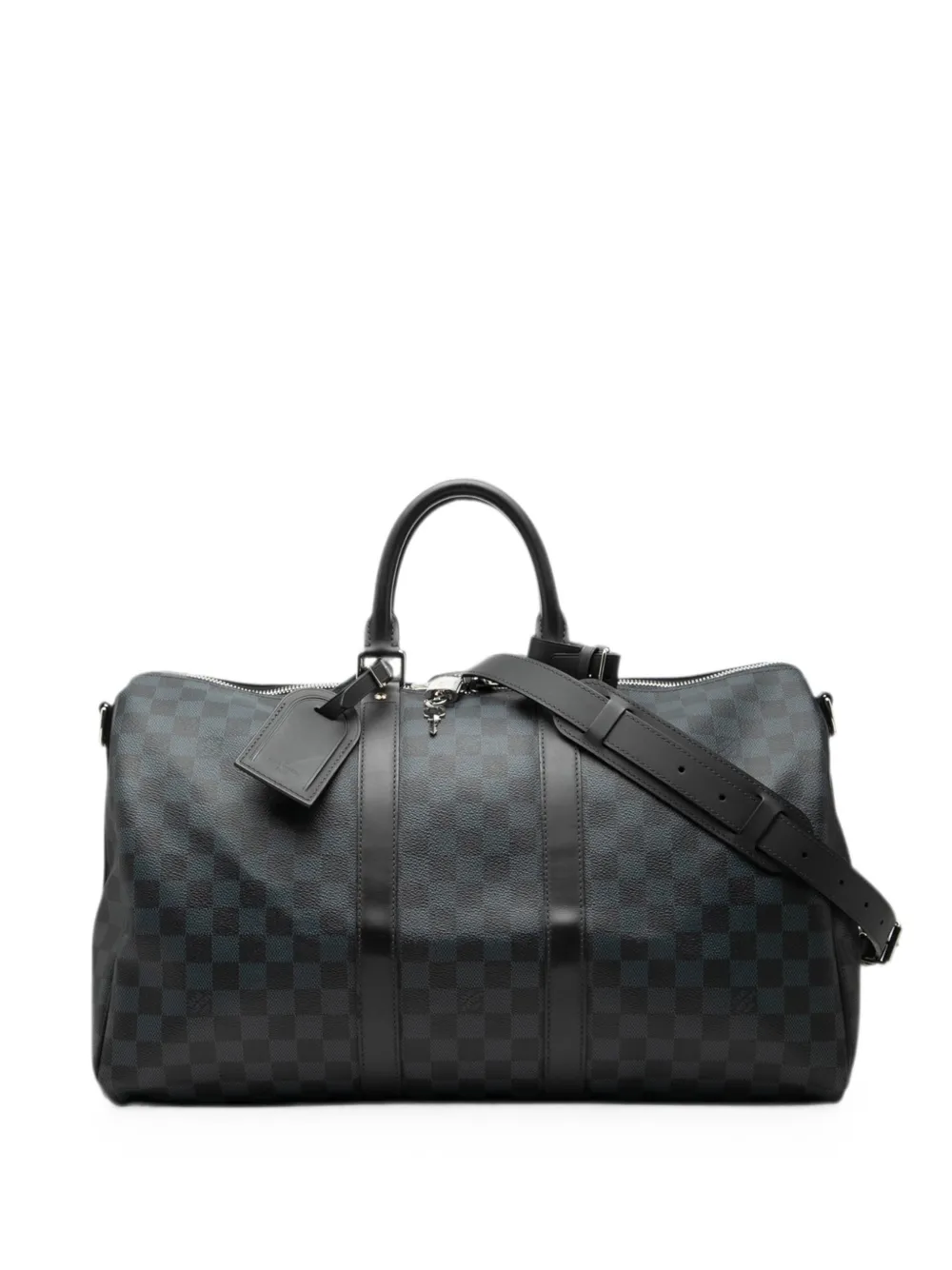 Louis Vuitton Pre-Owned 2018 Damier Graphite Keepall Bandouliere 45 travel bag - Nero