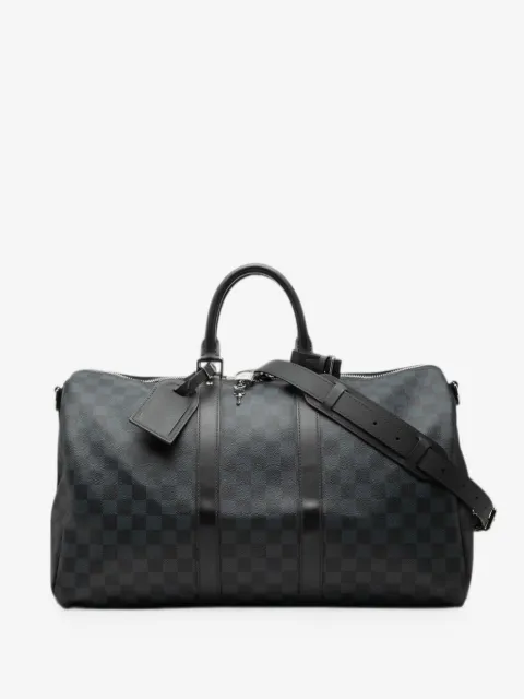 Louis Vuitton Pre-Owned 2018 Damier Graphite Keepall Bandouliere 45 travel bag