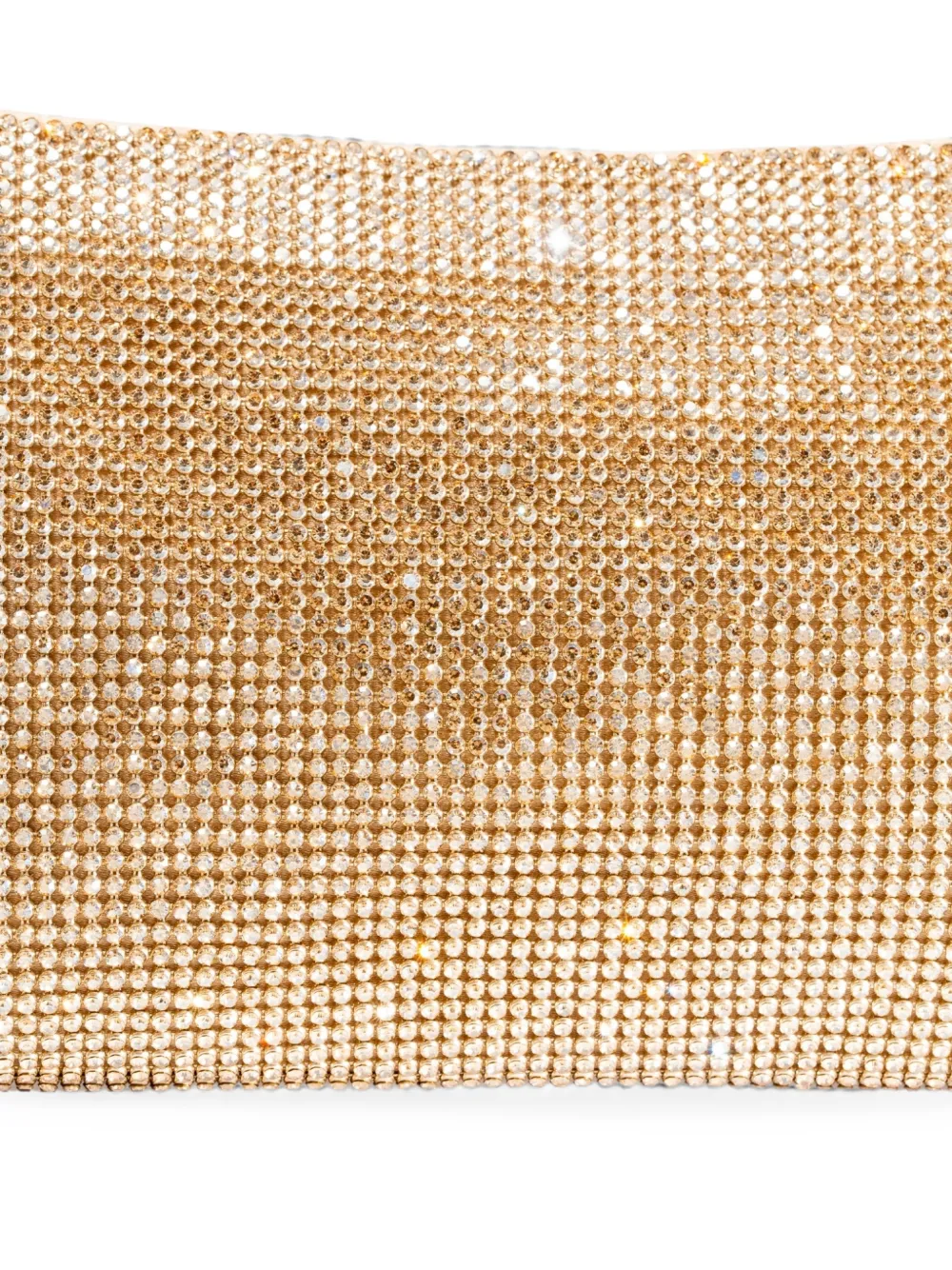 Benedetta Bruzziches Your Best Friend La Petite clutch verfraaid met kristallen Goud